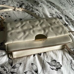A New Day Tofu Heart Quilted Crossbody Bag/Purse